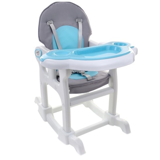 Maitinimo Kėdutė-Transformeris 5*1 Funfit blue  grey